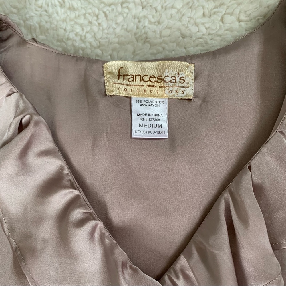 Francesca’s Ruffle Trim Dress - Picture 2 of 6